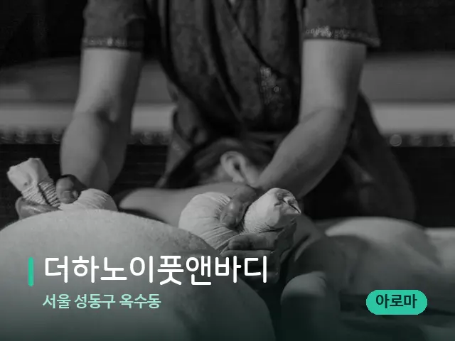 서울 성동구 옥수동 더하노이풋앤바디 — 스파 마사지 베드